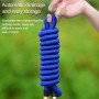 75ft 7.5m Telescopic Soft Tube Household Car High PressureWash Water Gun Spayer Nozzle Garden Irrigation Set (Blue)