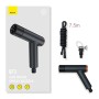 Baseus GF3 Car Wash Spray Nozzle with 7.5m Telescopic Water Pipe + Universal Joint(Dark Gray)