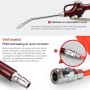 LAIZE Aluminum Alloy Cleaning Dust Removing Gun Strong Blow Dust Gun(Wine Red)