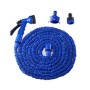 12.5-37.5m Telescopic Pipe Expandable Magic Flexible Garden Watering Hose with Spray Gun Set (Blue)