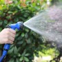 15-45m Telescopic Pipe Expandable Magic Flexible Garden Watering Hose with Spray Gun Set (Blue)