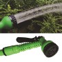 50FT Garden Watering 3 Times Telescopic Pipe Magic Flexible Garden Hose Expandable Watering Hose with Plastic Hoses Telescopic Pipe with Spray Gun, Random Color Delivery