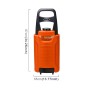 Портативная ручная рука, зажигалка на открытом воздухе, стиральная машина для стиральной машины, инструменты для мытья машины с полкой, хранение воды: 35L, DC 12V (Orange)