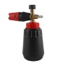 Car Wash Water Gun Foam Pot High Pressure Water Gun Foam Pot(Black Foam Pot With Red Mouth)