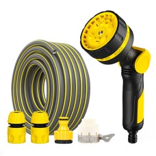 10 Functional Watering Sprinkler Head Household Water Pipe, Style: D6+4 Connector+40m 4-point Tube