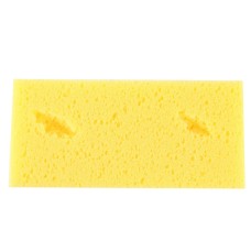 5 PCS Car Care Wear-resistant Brown Soft Sponge Car Wash Cleaning Pad(Yellow)