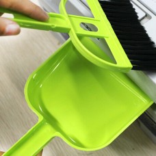 Mini Desktop Careboard Checksing Cleansing rate Small Mroom Dustpan Set (зеленый)