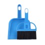 Mini Desktop Car Keyboard Sweep Cleaning Brush Small Broom Dustpan Set(Blue)