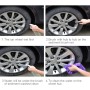 Portable Loop Style Auto Car Vehicle Motorcycle Wheel Tire Rim Hub Scrub Wash Brush Washing Cleaning Tool