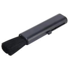 Портативная масштабируемая нейлоновая чистящая кисть с ручкой ABS (черная)