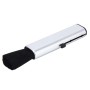 Car Portable Scalable Nylon Cleaning Brush with ABS Handle(Silver)