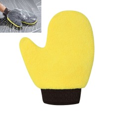 Soft Coral Fleece Motorcycle Car Cleaning Gloves
