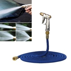 50FT 5m Car High Pressure Washing Tool Telescopic Water Pipe Set(Blue)