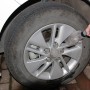 KANEED Car Wheel Tire Rim Scrub Brush Hub Clean Wash Brush Car Truck Motorcycle Bike Washing Cleaning Tool