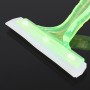 Car Window Plastic Nonslip Handle Glass Wiper / Window Cleaning Tool, Size: 15.8 x 14.8cm(Green)