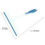 Кейнед Окно Окно Пластиковая ручка с нельзящей ручкой / инструмент для очистки окна, размер: 24,5 х 24 см (синий цвет)