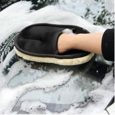 Car Styling Wool Soft Car Washing Gloves Cleaning Brush Motorcycle Washer Care Products