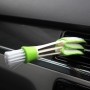 2 PCS Plastic Car Cleaning Brush Double Ended Car Air Vent Slit Cleaner Brush Dusting Blinds Keyboard Cleaning Brushes Cleaner