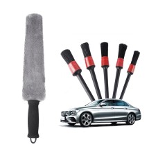Инструмент для очистки кисти для очистки автомобильного воздуха, стиль: Ruler Brush+5 PCS rate