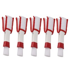 5 PCS Car Wash Brush Soft Hub Multi-Function Dust Removal Tool, Color: Red White Air Outlet Brush