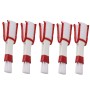 5 PCS Car Wash Brush Soft Hub Multi-Function Dust Removal Tool, Color: Red White Air Outlet Brush