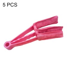 5 PCS AQ-CS01 Multifunctional Car Beauty Tool Brush Air Outlet Cleaning Brush(Pink)