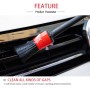 5 in 1 Car Detailing Brush Cleaning Natural Boar Hair Brushes Auto Detail Tools Products Wheels Dashboard, Random Color Delivery