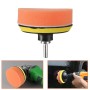 7 in 1 Buffing Pad Set Thread Auto Car Polishing Pad Kit for Car Polisher, Size:3 inch