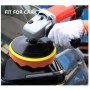 7 in 1 Buffing Pad Set Thread Auto Car Polishing Pad Kit for Car Polisher, Size:5 inch