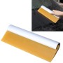 Car Auto Body Surface Window Wrapping Film Yellow Rubber Scraper Sticker Tool with Silver Metal Handle