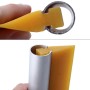 Car Auto Body Surface Window Wrapping Film Yellow Rubber Scraper Sticker Tool with Silver Metal Handle