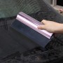 Car Auto Body Surface Window Wrapping Film Black Rubber Scraper Sticker Tool Black with Pink Metal Handle