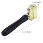 Car Auto Body Surface Window Wrapping Film Yellow Rubber Roller Scraper Sticker Tool with Black Wrapping Rubber Handle(Big Size)