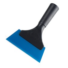 Пластиковая бычья пленка пленка Squeegee Car Glass Cleaning Tools (синий с ручкой)