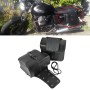 Мотоциклетные аксессуары модифицированная сторона коробки кожаной сумки рыцарки (черный)
