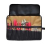 Motorcycle Roll Tool Pouch Rolling Tool Hanging Bag Multi Pockets Organizer