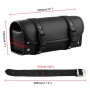 MB-OT012-BK Motorcycle Modification Accessories Universal PU Leather Waterproof Tool Bag, Size: 30.5 x 12 x 9cm