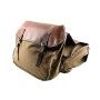 MB-OT298 Motorcycle Accessories Modified Side of the Box Canvas Bag Knight Bag Kit(Khaki)