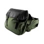MB-OT298 Motorcycle Accessories Modified Side of the Box Canvas Bag Knight Bag Kit(Green)