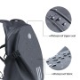 Motorcycle Rainproof Shoulders Helmet Soft Riding Backpack (Black)