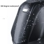 Мотоциклете дождь на дождевые плечи езды на углеродном волокне жесткое рюкзак (черный)