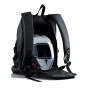 57L Thicken Motorbike Rainproof Helmet Riding Shoulders Backpack with Side & Back Pockets(Black)