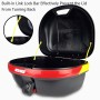 ZHC 505 Pedal Motorcycle Backup Storage Box Anti-Theft Motorcycle Trunk