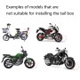 ZHC 505 Pedal Motorcycle Backup Storage Box Anti-Theft Motorcycle Trunk