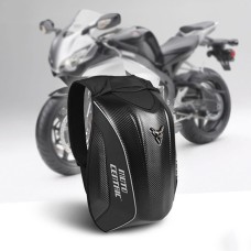 MOTOCENTRIC 11-MC-0077 Motorcycle EVA Turtle Shell Shape Riding Backpack(Black)