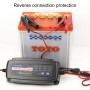 12V 2A / 4A / 8A 7 Stage Charging Battery Charger for Car Motorcycle, UK Plug