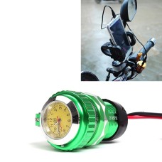 Universal 12V Motorbike USB Phone Vehicle Navigation Charger with a Watch Random Color Delivery