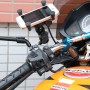 Universal 12V Motorcycle USB-зарядное устройство с держателем, подходящее для смартфонов 3,5-6,5 дюйма
