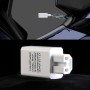 Electrical Motorcycle 36-120V 1.2A USB Mobile-phone Charger Adapter(White)