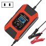 Foxsur Car / Motorcycle Repair Charger 12V 7A 7-старый + многоэтапный режим режима режима для свинцового зарядного устройства, тип подключения: us plug (красный)